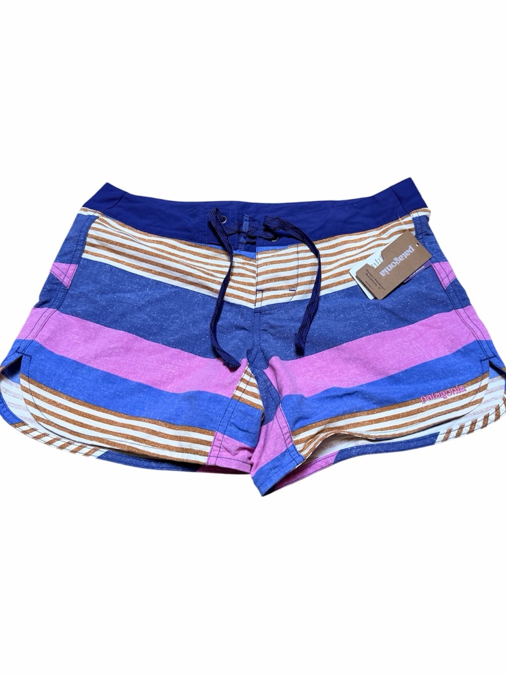 Brand New Patagonia Blue & Purple Striped Shorts